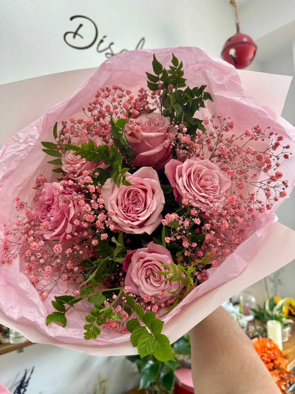 Ramo de rosas frescas