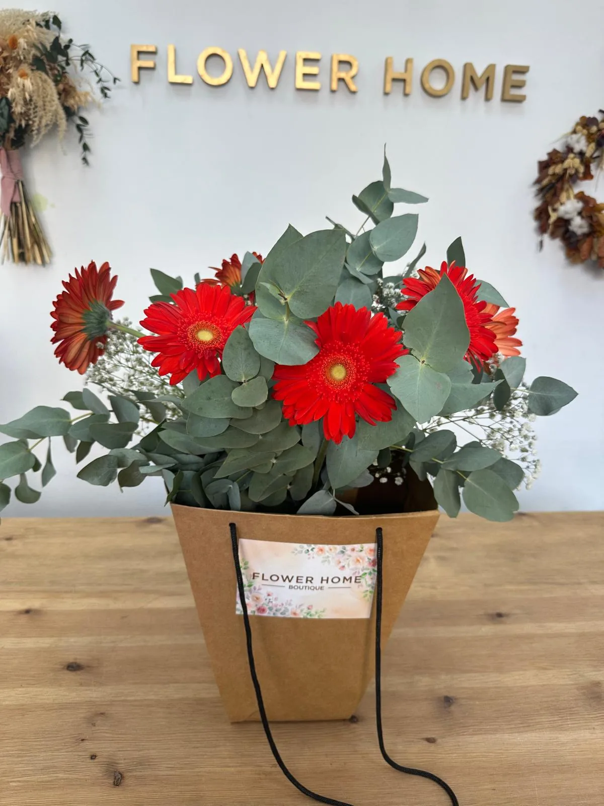 Ramo de seis gerberas