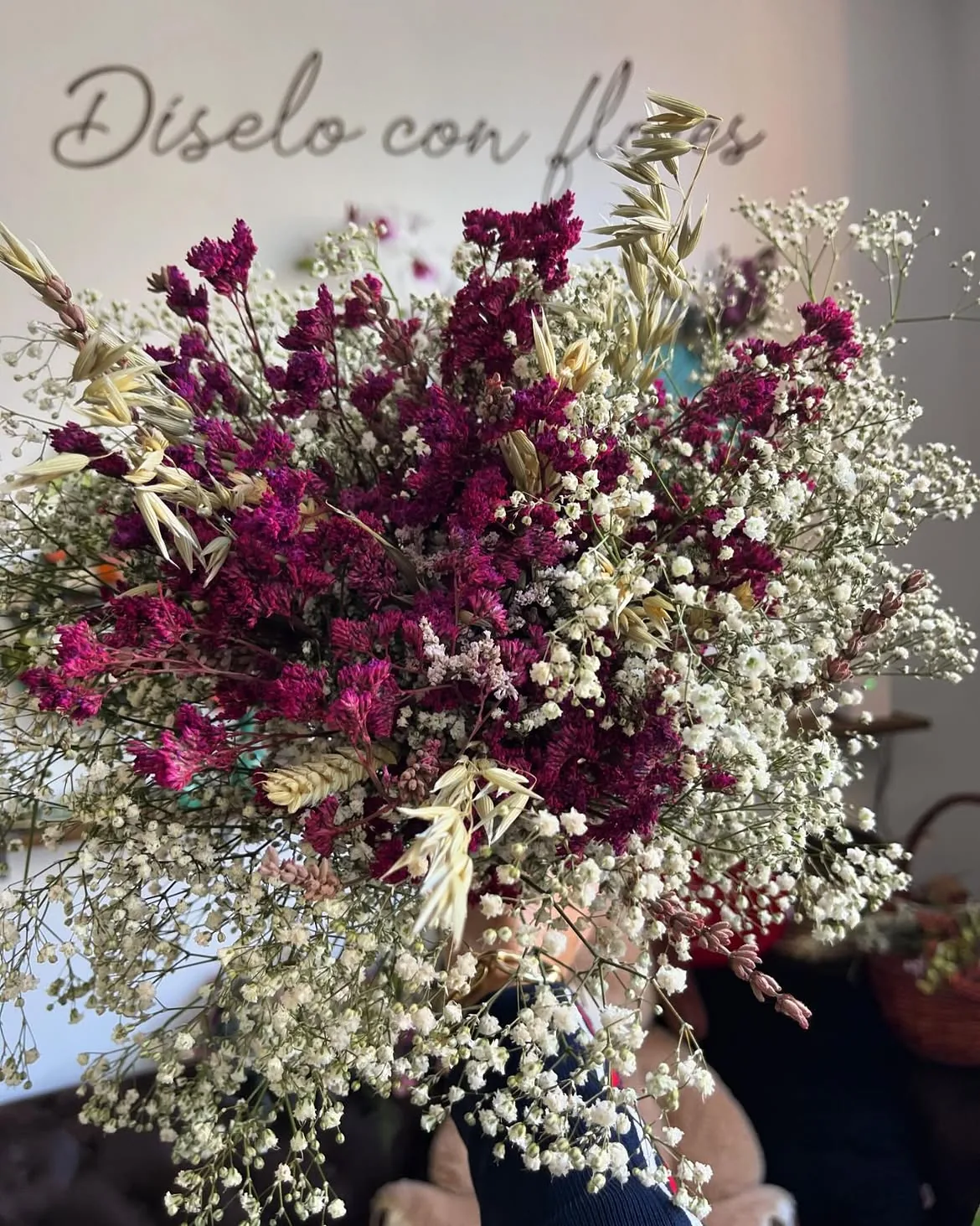 Ramo de flor seca variado